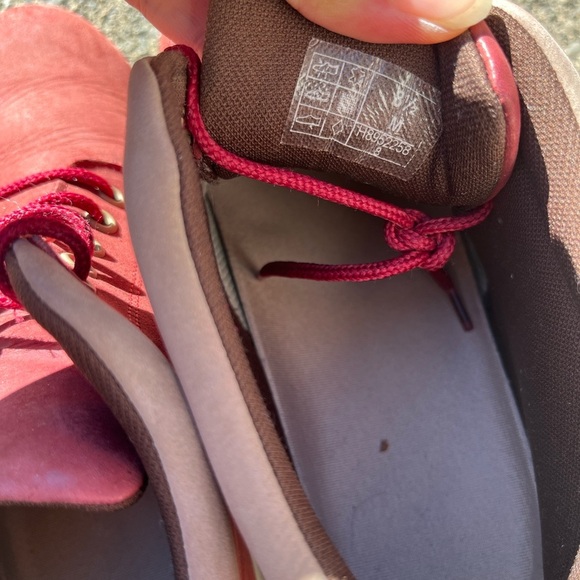 SAS Gretchen Red Lace up Ankle Leather Boots Sz 8.5 - Picture 8 of 9